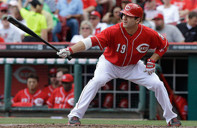 Joey Votto leads the majors in walks and OBP but has driven in just 22 runs while hitting third in the Reds' lineup.